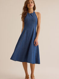Ozzie Denim Midi Dress Detail 4 - ALTAR'D STATE KIDS