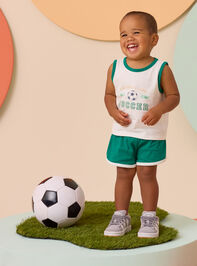 I'm Told I Like Soccer Top and Shorts Set - AS Kids