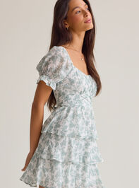 Lavelle Floral Mini Dress Detail 3 - AS Kids