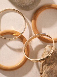 Bonnie 4PK Wood Bangle Detail 3 - AS Kids