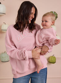 Girl Mom Graphic Sweatshirt Detail 2 - AS Kids