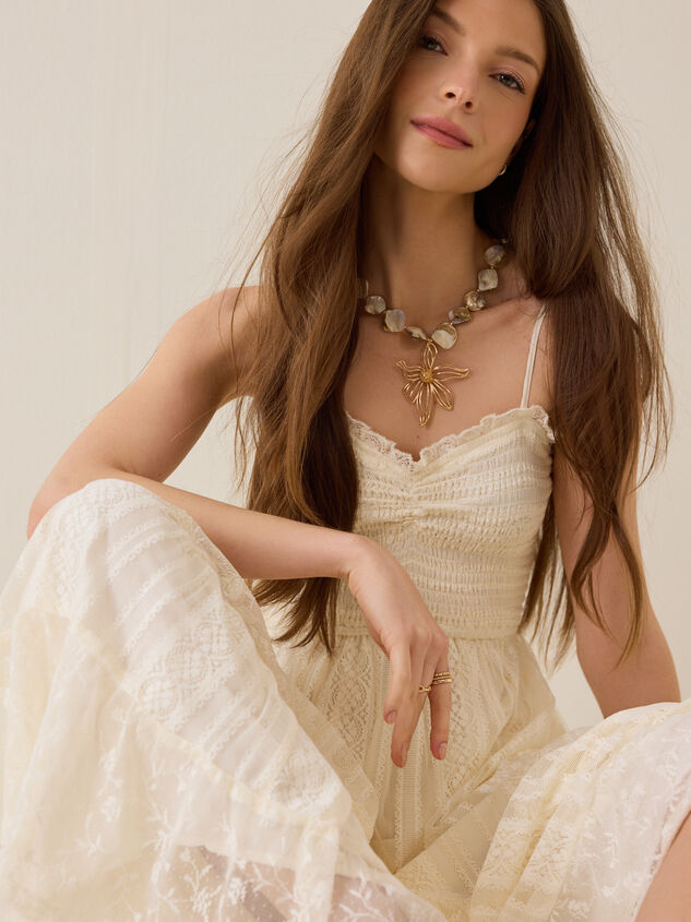 Tami Lace Tiered Maxi Dress Detail 2 - AS Kids