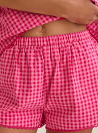 Kenlee Gingham Short Detail 7 - ALTAR'D STATE KIDS