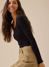 Blaire Seamless Floral Long Sleeve Cami Detail 4 - ALTAR'D STATE KIDS