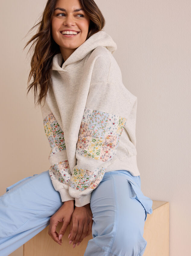 Champ Patchwork Hoodie Detail 2 - ALTAR'D STATE KIDS