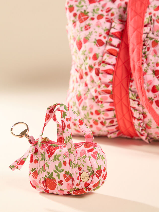 Strawberry Fields Quilted Itty Bitty Bag Charm - ALTAR'D STATE KIDS