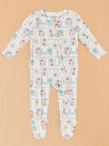 Finley Floral Patchwork Footie - ALTAR'D STATE KIDS