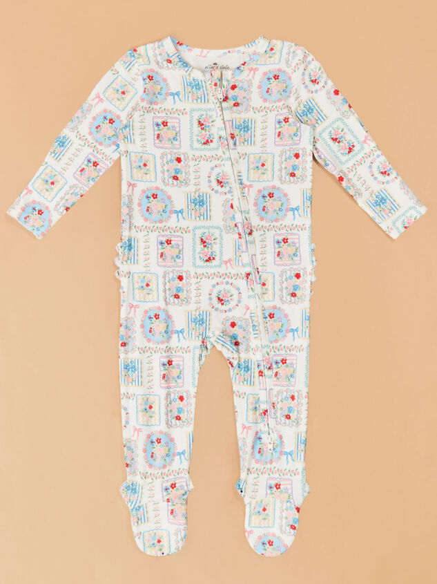 Finley Floral Patchwork Footie - ALTAR'D STATE KIDS