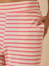 Poppy Stripe Lounge Pants Detail 2 - ALTAR'D STATE KIDS