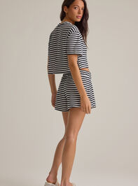 Nyra Stripe Relaxed Top Detail 4 - AS Kids