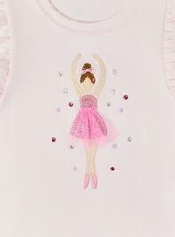 Clara Ballerina Tee by Mudpie Detail 2 - AS Kids