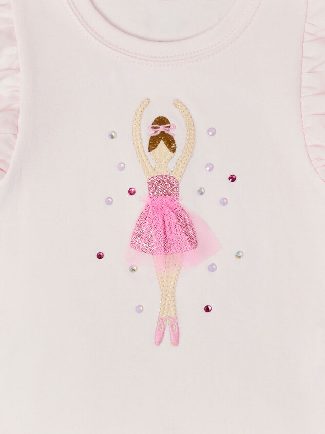 Clara Ballerina Tee by Mudpie Detail 2 - AS Kids