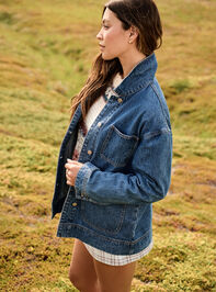Cambria Plaid Trim Utility Jacket Detail 3 - AS Kids
