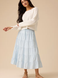 Lucy Striped Linen Skirt - ALTAR'D STATE KIDS