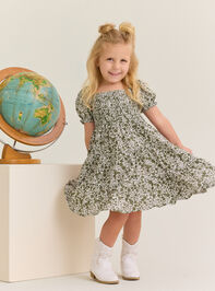 Ashley Floral Toddler Dress - AS Kids
