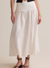 Frances Polka Dot Midi Skirt Detail 3 - AS Kids