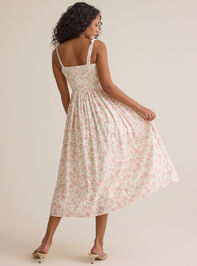 Thea Smocked Floral Midi Mama Dress Detail 4 - ALTAR'D STATE KIDS