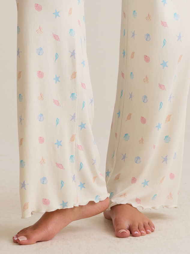 Lillianna Seashell Lounge Bottoms Detail 4 - AS Kids