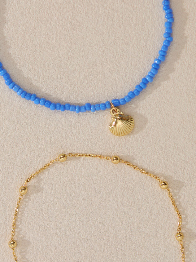 Beaded Shell Bracelet Set - ALTAR'D STATE KIDS