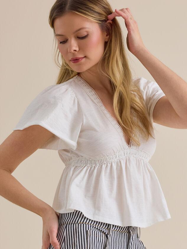 Nia Crochet Babydoll Tee Detail 4 - AS Kids
