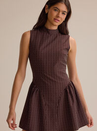 Everly Striped Mini Dress Detail 2 - AS Kids