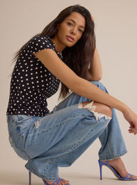 Pennie Polka Dot Tee Detail 4 - ALTAR'D STATE KIDS