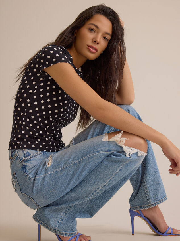 Pennie Polka Dot Tee Detail 4 - ALTAR'D STATE KIDS