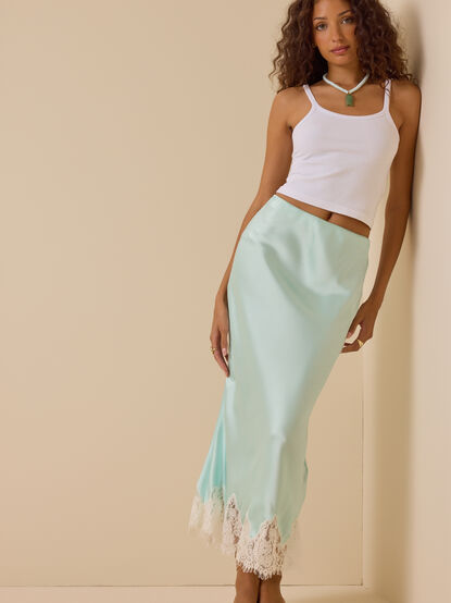 Haven Satin Maxi Skirt - ALTAR'D STATE KIDS