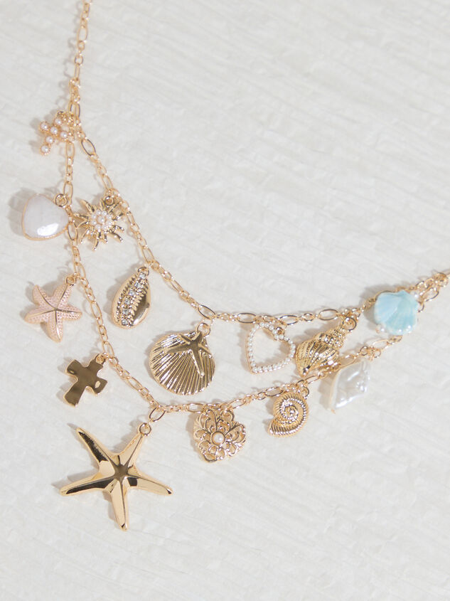 2-Layer Seaside Charm Necklace - ALTAR'D STATE KIDS