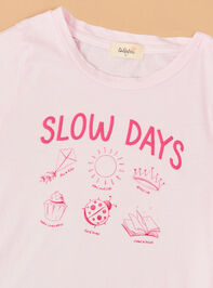 Slow Days Tee Detail 2 - ALTAR'D STATE KIDS