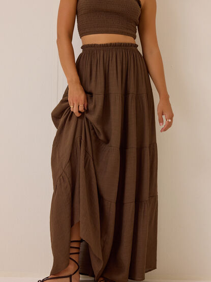 Tate Tiered Flowy Maxi Skirt - AS Kids