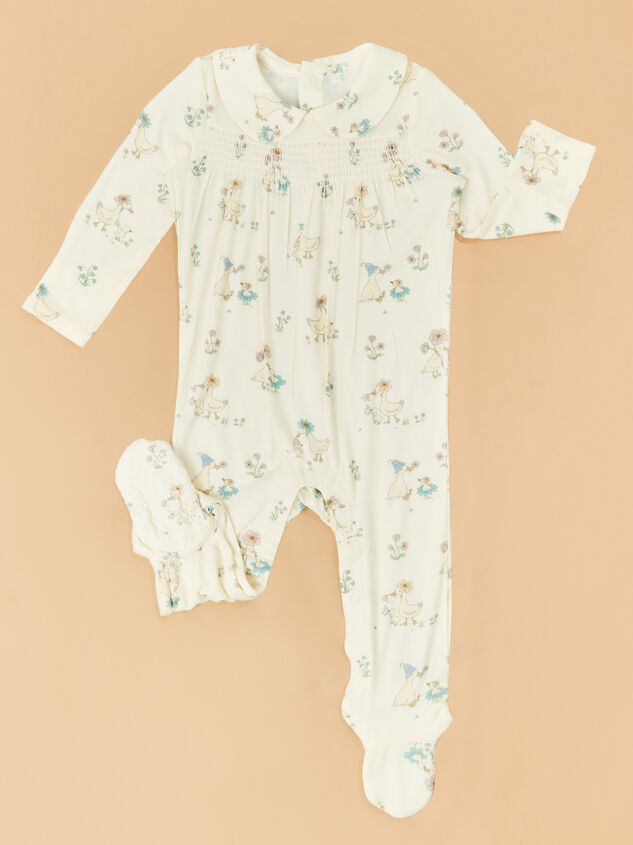 Little Duckling Blooms Romper Detail 2 - ALTAR'D STATE KIDS