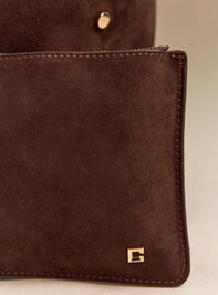 Riley Studded Suede Tote Detail 2 - AS Kids