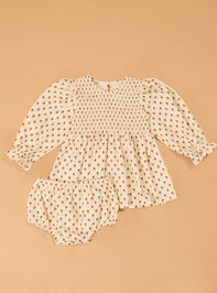 Carrie Long Sleeve Floral Baby Dress - AS Kids