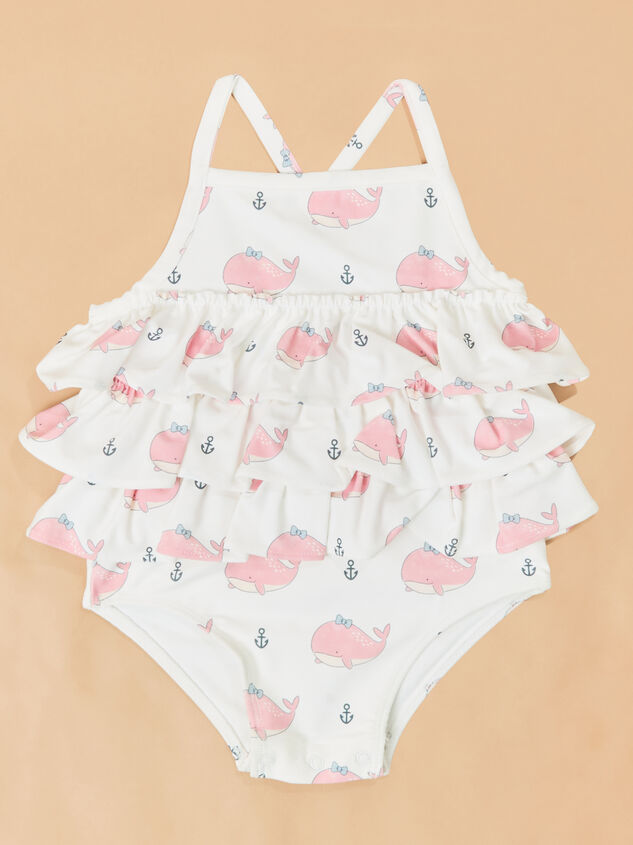 Brooke Bubbly Whale One-Piece Swimsuit - ALTAR'D STATE KIDS