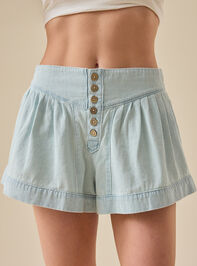 June Button Up Denim Short Detail 2 - ALTAR'D STATE KIDS