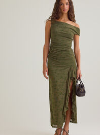 Vicky Mesh Maxi Dress Detail 2 - AS Kids