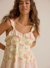 Lila Floral Mini Dress Detail 3 - ALTAR'D STATE KIDS