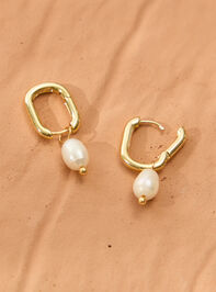 Rectangle Pearl Hoop Detail 2 - ALTAR'D STATE KIDS