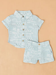 Emery Patchwork Top Detail 3 - ALTAR'D STATE KIDS