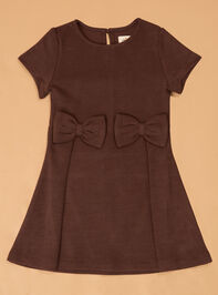 Mila Short Sleeve Bow Dress - AS Kids