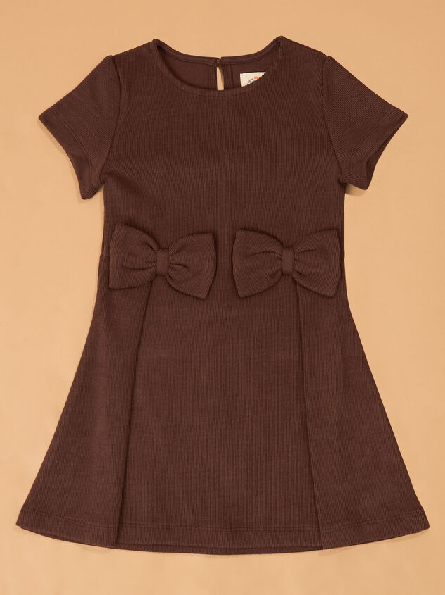 Mila Short Sleeve Bow Dress - AS Kids
