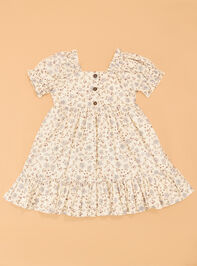Kayela Floral Toddler Dress Detail 4 - AS Kids
