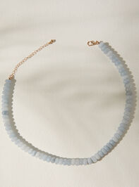 Blue Marbled Beaded Necklace - ALTAR'D STATE KIDS