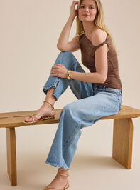 Kenley Strappy Sandal Detail 2 - ALTAR'D STATE KIDS