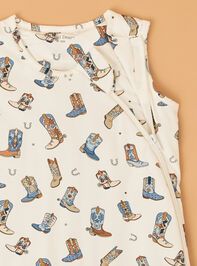 Buckaroo Boots Sleep Bag Detail 2 - AS Kids