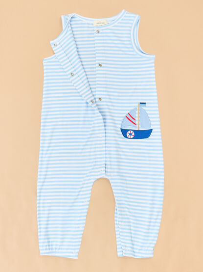 Sail Away Stripe Romper - ALTAR'D STATE KIDS