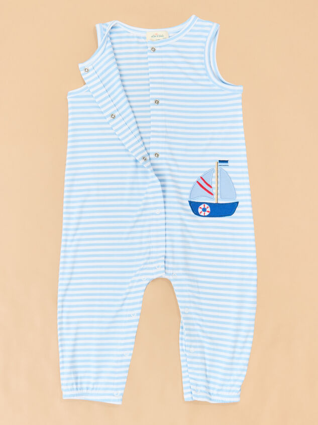 Sail Away Stripe Romper Detail 2 - ALTAR'D STATE KIDS