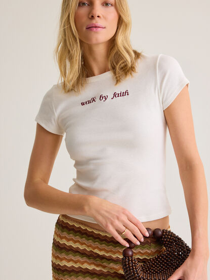 Walk by Faith Baby Tee - AS Kids