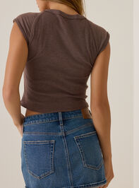 Orly Ribbed Fitted Tee Detail 4 - AS Kids